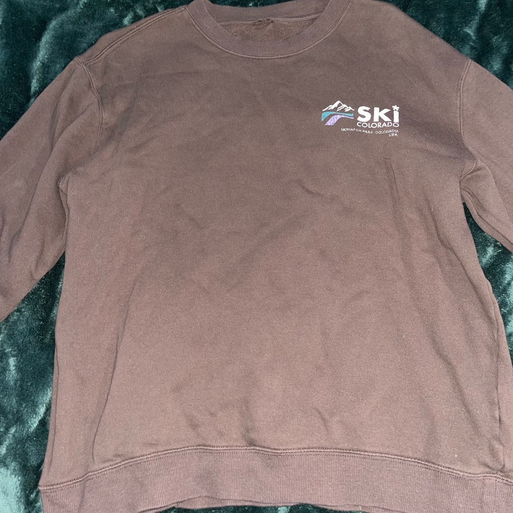 Brown crewneck from cotton on size M but fits S.